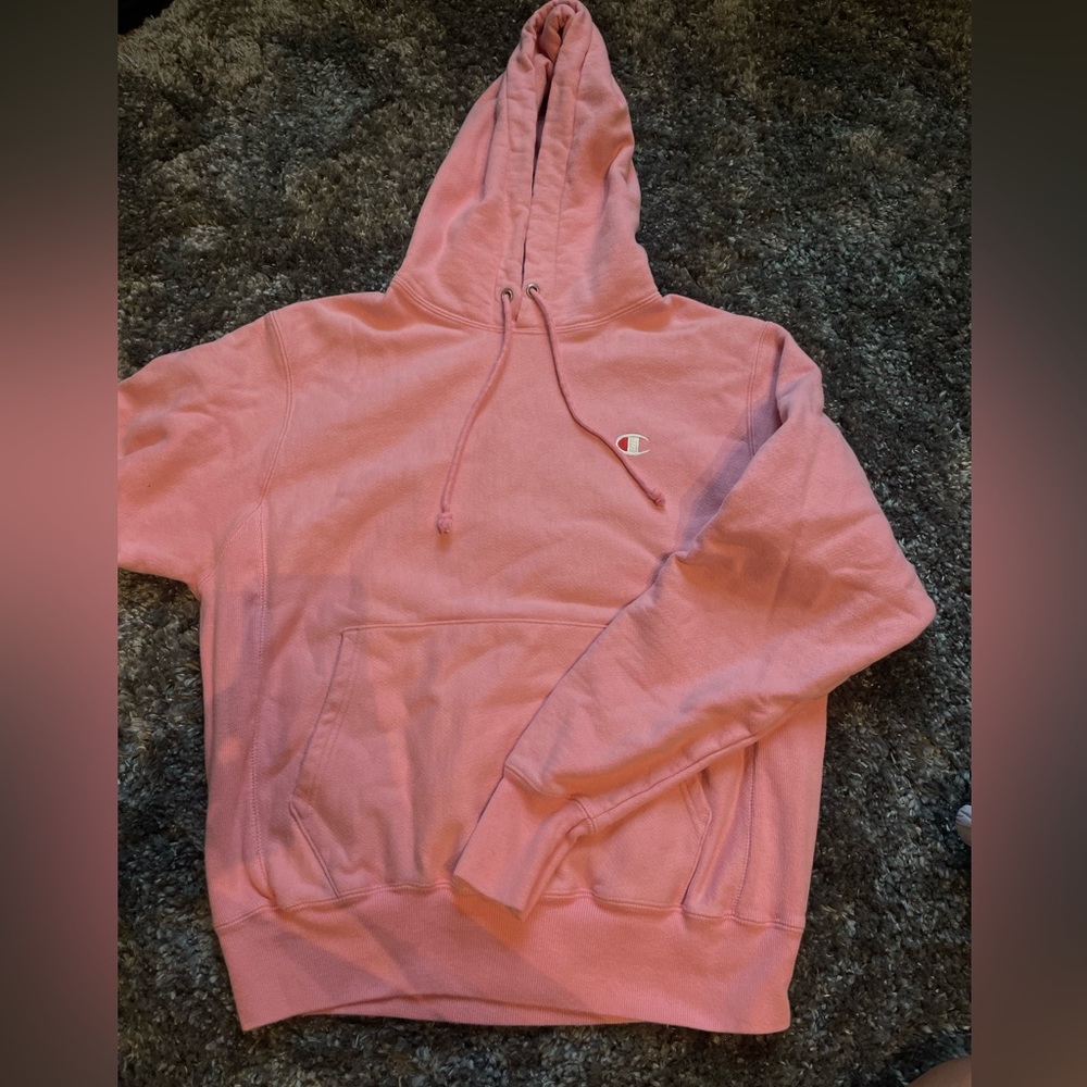 Pink champion hoodie